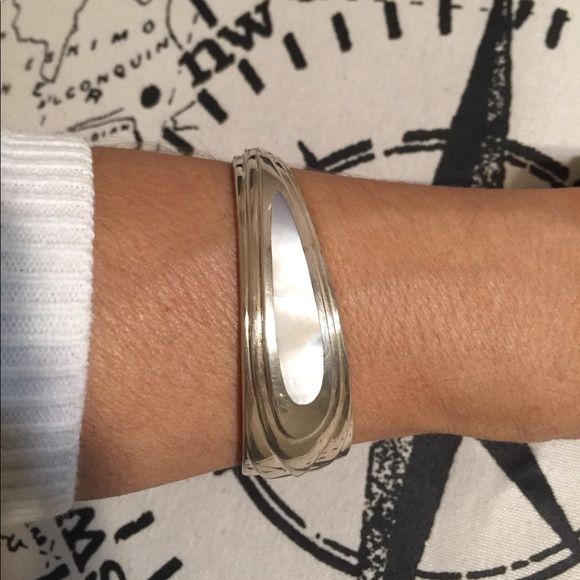 Jewelry - Sterling Silver and Mother of Pearl Bracelet